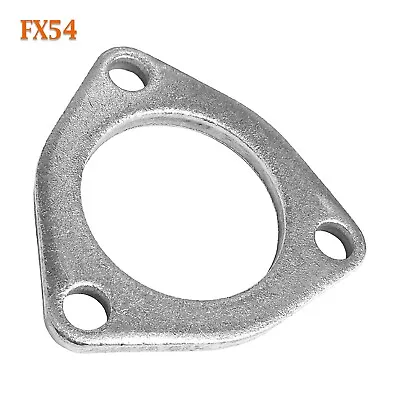 FX54 2 3/8  ID Flat Triangle Three Bolt Exhaust Flange For 2.25  - 2.375  Pipe • $12.43