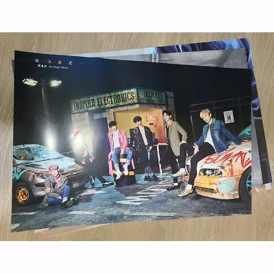 B.A.P - ROSE B VER Unfolded Poster-hard Case • $8