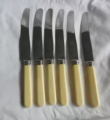 Knives Vintage Bone Handled Knives Sheffield Cutlery • $24.50