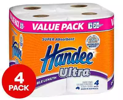 Handee Ultra Double Length Paper Towel 4pk. • $15.45