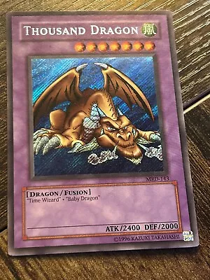 Yu-Gi-Oh! TCG Thousand Dragon Metal Raiders MRD-E143 Unlimited Secret Rare • $10.99