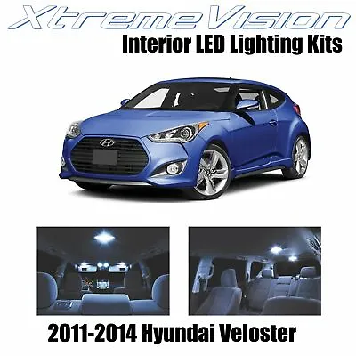 XtremeVision Interior LED For Hyundai Veloster 2011-2014 (7 PCS) Cool White • $9.99