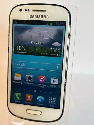 Samsung Galaxy S III Mini I8190N 8GB White (Unlocked) Smartphone • £16.99