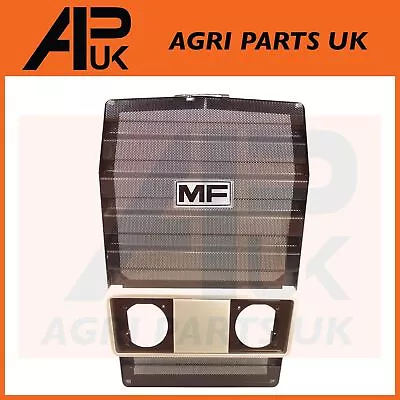 Front Top & Lower Grill Panel + Badge MF For Massey Ferguson 565 575 590 Tractor • £119.99