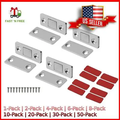 Drawer Magnetic Door Catch Ultra Thin Cabinet Furniture Latch For Sliding (1-50) • $69.95