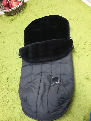 Maclaren Footmuffs Cozy Fleece Lined Pushchair Baby Sleeping Bag Black  • £29.99