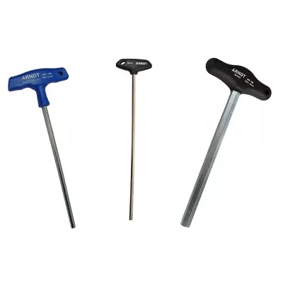 ARNDT T-Handle Hex Key Allen Key Hexagon Key Keys Chromium Vanadium Steel • £7.49