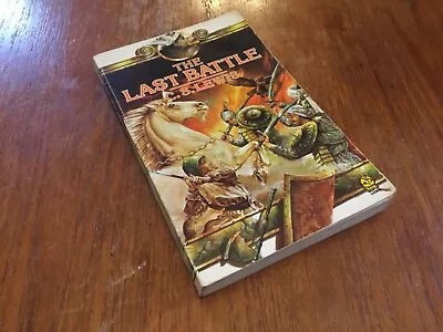 The Last Battle Narnia Book C.S. Lewis 1989 Edition • £2
