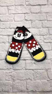 DISNEY Minnie Mouse Ladies Womens Eskimuck Slipper Socks S/M.* • $16.19