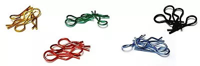 1/10 1/8 Scale RC Nitro Car Body Cover R Clips Pins Anodised Colour 24mm Or 33mm • £4.61