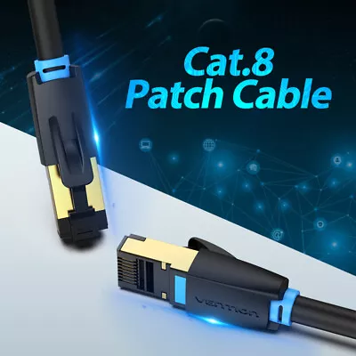 PREMIUM Cat 8 Network Ethernet Cable  SSTP Patch 40Gbps 2000MHZ • $13.99