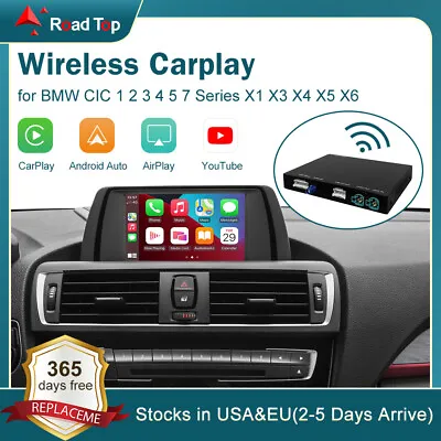 $120.99 • Buy Wireless Carplay Android Auto CIC Retrofit Kit For BMW 1 2 3 4 5 6 7 X1 X3 X5 X6