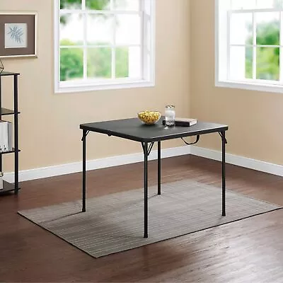 34  Foldable Card Table Square Resin Indoor Outdoor Multi Use Durable Plastic Ne • $34.69