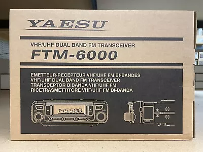 Yaesu FTM-6000 50W 144/430MHz Dual Band FM Mobile Transceiver • $339.95