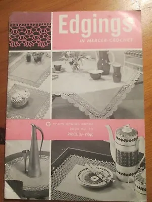 Edgings For Tablecloths Pillowcases Etc Coats Sewing 772 Crochet Pattern  • £1