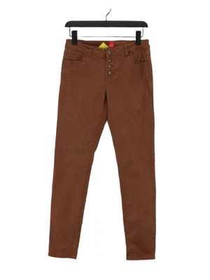£12.50 • Buy Miss By Captain Tortue Women's Jeans UK 10 Brown Cotton With Elastane Straight