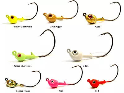 3pk Flounder Kahle Hook Live Bait Jig Head Flounder Redfish Select Size/Color • $5.50