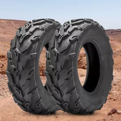 Set Of 2 25x8-12 ATV Tires 25x8x12 UTV All Terrain Tyres Heavy Duty 6Ply 25x8 12 • $110.99