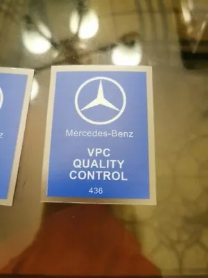 Mercedes-Benz VPC QUALITY CONTROL 436 Label Vinyl Decal Premium • $14.99