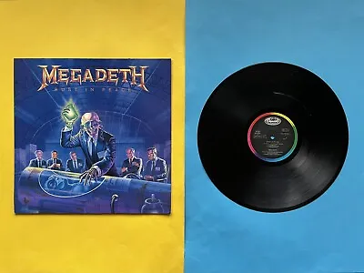 MEGADETH Rust In Peace LP Capitol 1990 Box 064 Heavy Metal 80 Vinyl SCHALLPLATTE • £111.99