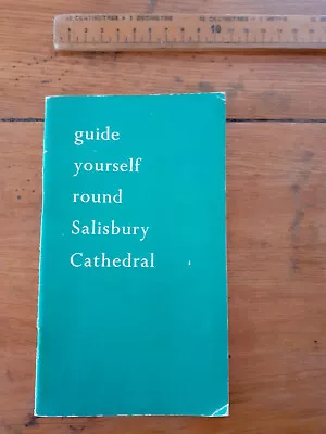 1960 Guide Yourself Round Salisbury Cathedral Booklet With Map Plan • £6.50