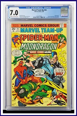 Marvel Team-Up Spider-Man #44 CGC Graded 7.0 Marvel April 1976 Comic Book. • $115