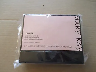 Mary Kay Timewise Replenishing Serum C  4 Vials .25 Oz. New  Factory Sealed • $24.99