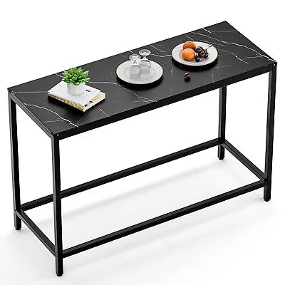 Dining Table High Bar Table Breakfast Table Counter Height Table Marble Tabletop • $75.99