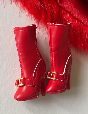 Integrity Toys Fashion Royalty Doll 'Plum Powers' The Industry Red Boots Shoes • £25