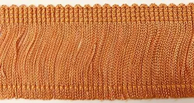 Trimplace Orange 2  Rayon Chainette Fringe - 9 Yards • $13.87