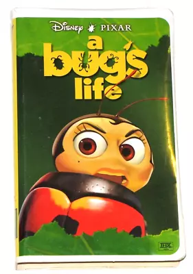 Disney Pixar A Bugs Life VHS Ladybug Cover Animated Movie Clamshell 1999 • $14.99