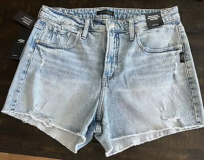 Silver Beau High Rise Shorts Indigo Size 29 Retail $64.00 New With Tag • $34.99