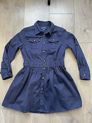 £4.99 • Buy Polo Ralph Lauren Dress Denim Girls Long Sleeve Collared Blue Size 6 - 120/60