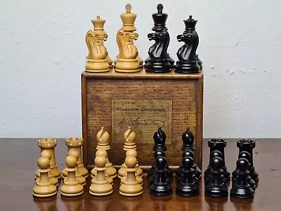 Antique Jacques & Son Staunton Chess Set • £2250