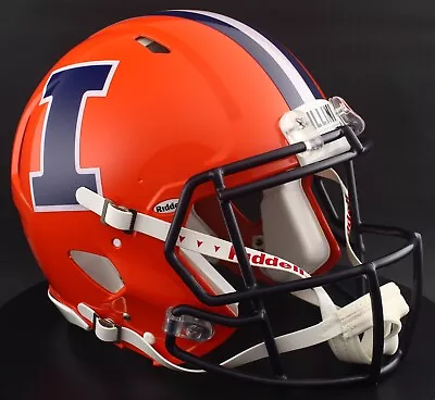 ILLINOIS FIGHTING ILLINI NCAA Riddell Speed Full Size REPLICA Football Helmet • $159.99