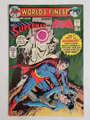 World's Finest #202 (vg+) 1971 Neal Adams Cover Art Bronze Age Batman & Superman • $0.99