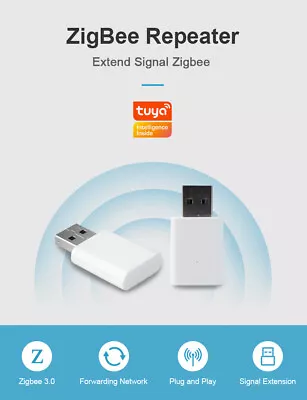 USB Tuya ZigBee 3.0 Mini Signal Amplifier Repeater Signal Range Extender Smart • $17