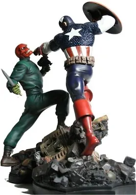 Captain America And Red Skull Action Statue Set Bowen Designs NEW SEALED • $653.88