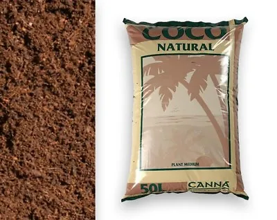 £17.74 • Buy CANNA COCO NATURAL 50 Litre Bag Coir Growing Plant Medium Hydroponics
