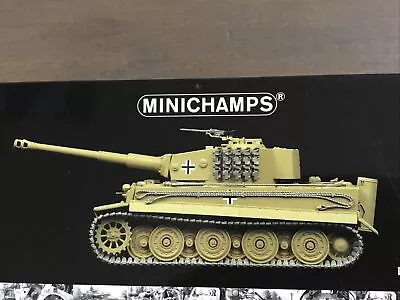 Minichamps German Panzer Tiger I Heavy Tank With Mounted Machine Gun 1/35 New • $145