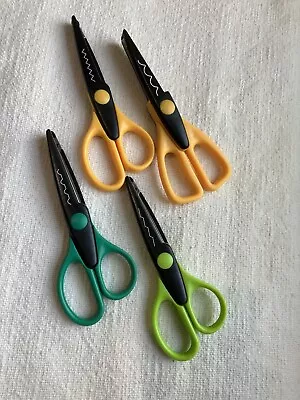 Decorative Edge Scrapbooking Craft Scissors Set Of 4 • $12