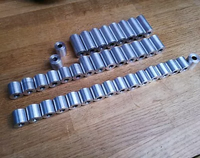 £4.80 • Buy Stainless Steel Spacers All  Diameters & Hole Sizes Standoff Bush Shim Look 👀👌