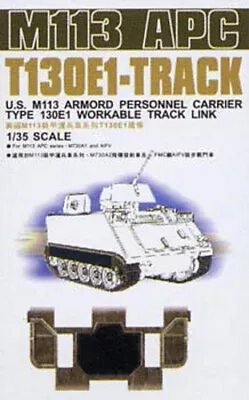 AFVClub US M113 APC T130E1 Workable Track Links - Plastic Model Tank Tracks • $17.75