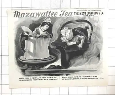 1893 Kettle And The Teapot Rhyme For Mazawattee Tea • $6.17