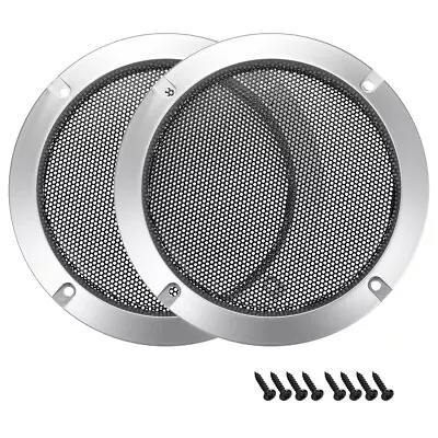 2pcs 6.5  Mounting Hole Distance Speaker Grill Mesh Woofer Guard Protector • $19.21
