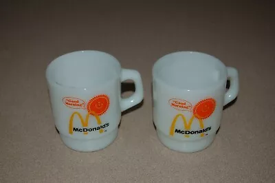 McDonald's Vintage Fire King Mugs From Anchor Hocking (set Of 2) • $7