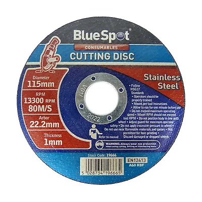 Metal Cutting Discs 1mm Ultra Thin 4 1/2  115mm Angle Grinder Disc Steel • £3.49