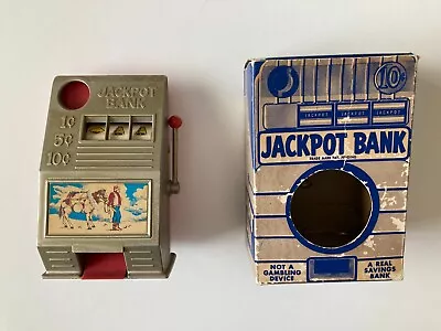 Vintage Jack Pot Bank Reno Plastic MFG With Original Box • $17