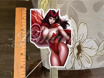 X-Men - Anime - Scarlet Witch Custom Color Sticker Decal Comics X23 Marvel Dc B. • $5.99