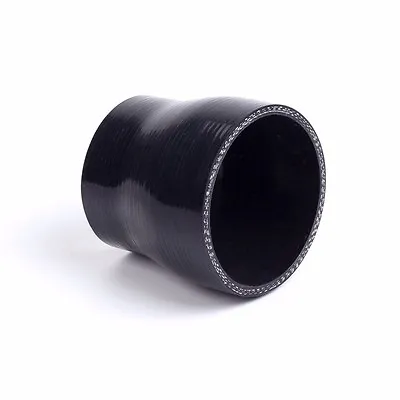 2.5  To 3  4-ply Straight Turbo/intake Pipe Silicone Coupler Reducer Hose Black • $6.60